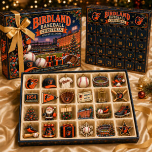 Baltimore Orioles Merch Birdland Baseball Christmas Advent Calendar Orioles Baseball Gift