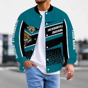 Limited Edition – Customized NFL Jacksonville Jaguars Satin Varsity & Baseball Jacket