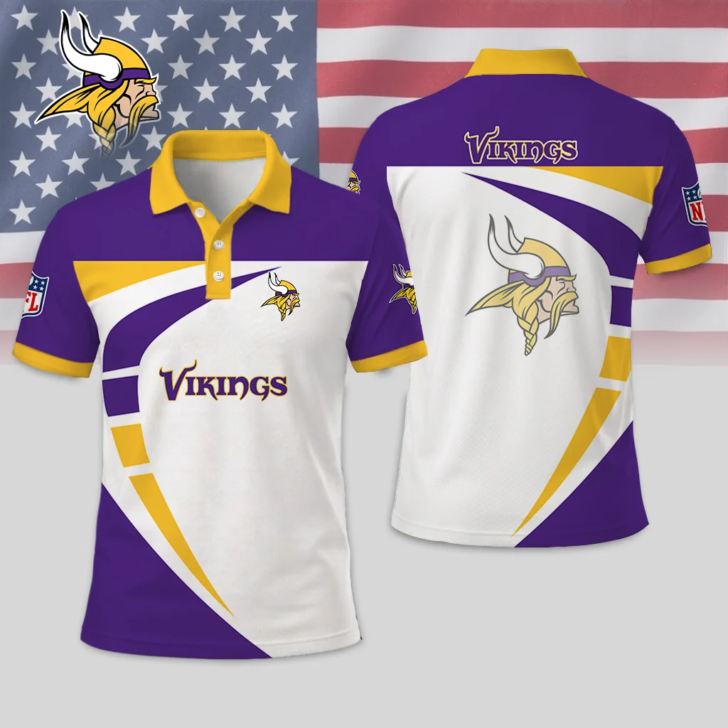 Limited Edition – Customized NFL Minnesota Vikings Polo Shirt