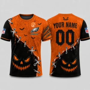 Limited Edition – Customized NFL Philadelphia Eagles Halloween Unisex T-Shirt