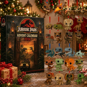 Jurassic Park 2026 Advent Calendar Jurassic Park Christmas Ornaments Gift For Collectors