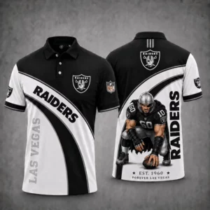 Limited Edition – Customized NFL Las Vegas Raiders Polo Shirt