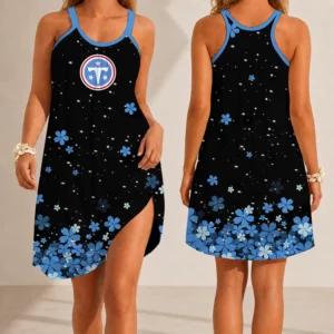 Limited Edition – Customized NFL Tennessee Titans Camisole Dress