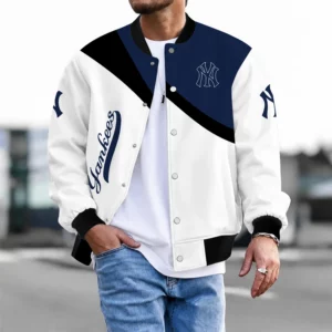 Limited Edition – Customized MLB New York Yankees Satin Varsity & Baseball Jacket