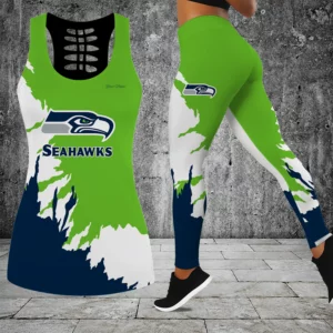 Limited Edition – Customized NFL Seattle Seahawks Hollow Tank Top & Leggings Set