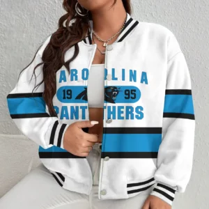 Limited Edition – Customized NFL Carolina Panthers Satin Varsity & Baseball Jacket