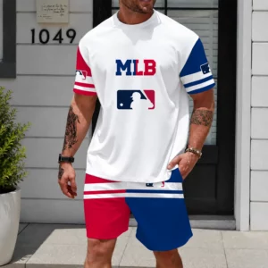 Limited Edition – Customized MLB Major League Baseball Unisex T-Shirt & Shorts Set