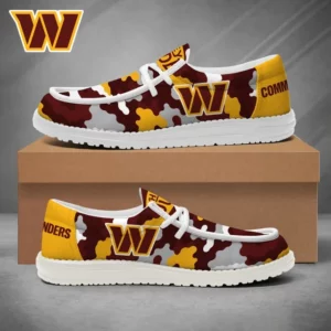 Limited Edition – Customized NFL Washington Commanders Loafer Shoes
