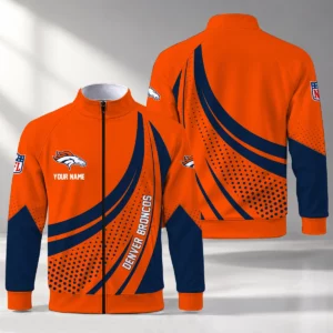 Limited Edition – Customized NFL Denver Broncos Stand Collar Jacket