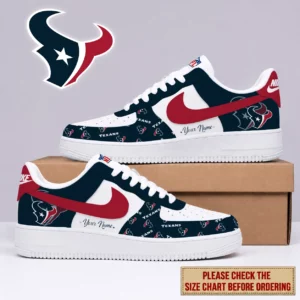Limited Edition – Customized NFL Houston Texans Af1 Shoes