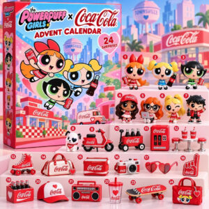 The Powerpuff Girls Coca-Cola 2026 Advent Calendar 24 Day Christmas Countdown Women Gift