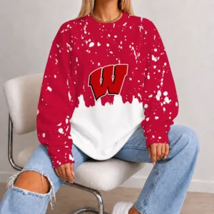 Limited Edition  Customized NCAA Wisconsin Badgers Unisex Sweatshirt