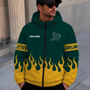 Limited Edition – Customized MLB Oakland Athletics Windbreaker Jacket