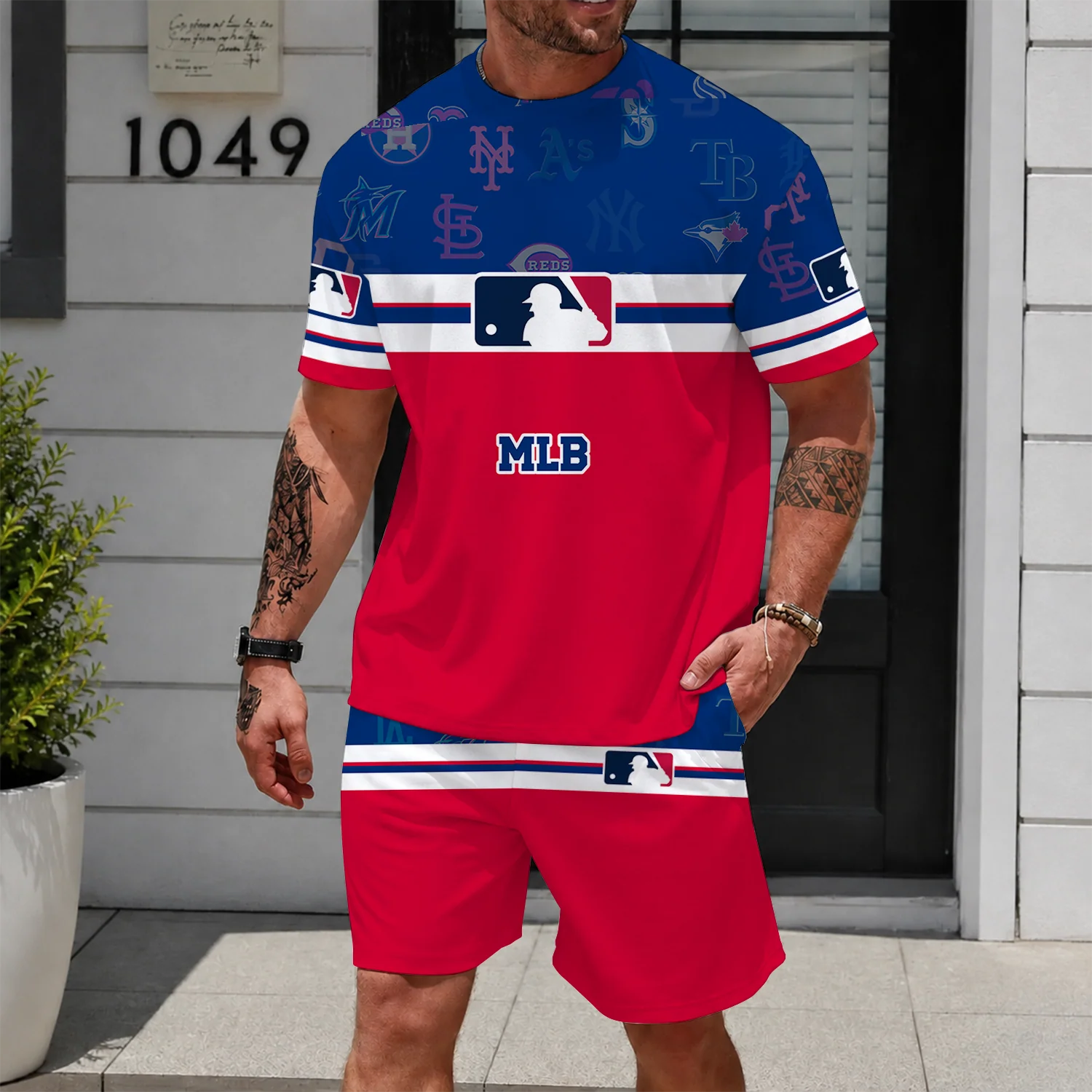 Limited Edition – Customized MLB All Teams Unisex T-Shirt & Shorts Set