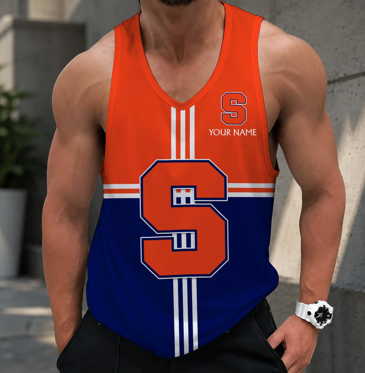 Limited Edition – Customized NCAA Syracuse Orange Strappy Unisex Tank Top