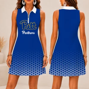 Limited Edition – Customized NCAA Pittsburgh Panthers Women’s Zip Sleeveless Polo Dress