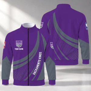 Limited Edition – Customized NBA Sacramento Kings Stand Collar Jacket