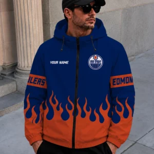 Limited Edition – Customized NHL Edmonton Oilers Windbreaker Jacket