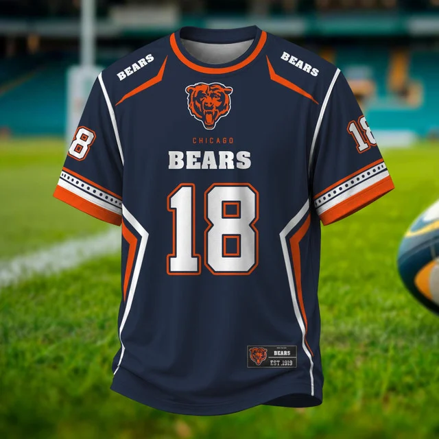 Limited Edition – Customized NFL Chicago Bears T-Shirt, Hoodie, Zip Hoodie - Image 2