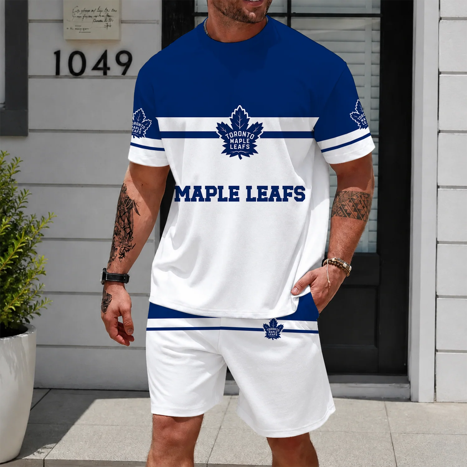 Limited Edition – Customized NHL Toronto Maple Leafs Unisex T-Shirt & Shorts Set