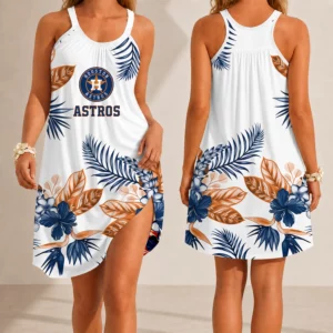 Limited Edition – Customized MLB Houston Astros Camisole Dress