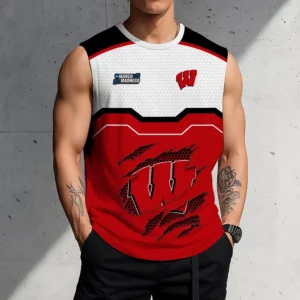 Limited Edition – Customized NCAA Wisconsin Badgers Men’s Gym Shirt