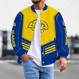 Limited Edition – Customized NFL Los Angeles Rams Satin Varsity & Baseball Jacket