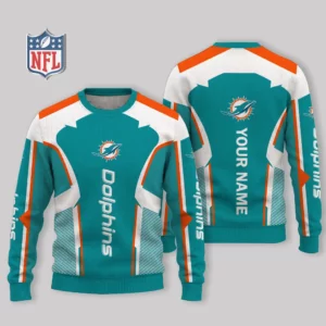Limited Edition – Customized NFL Miami Dolphins Ugly Sweater