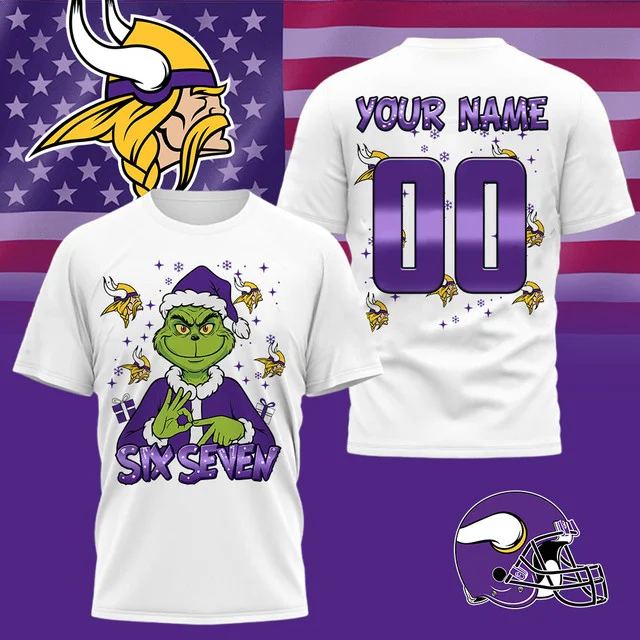 Limited Edition – Customized NFL Minnesota Vikings Unisex T-Shirt - Image 2