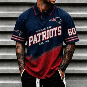 Limited Edition – Customized NFL New England Patriots Polo Shirt