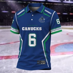 Limited Edition – Customized NHL Vancouver Canucks Polo Shirt