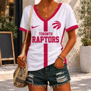 Limited Edition – Customized NBA Toronto Raptors V-Neck Female Shirt