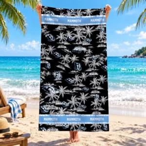 Limited Edition – Customized NHL Utah Mammoth Beach Towel