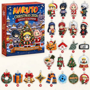 Naruto Christmas Advent Calendar 2026 24 Day Xmas Countdown Gift For Naruto Fans