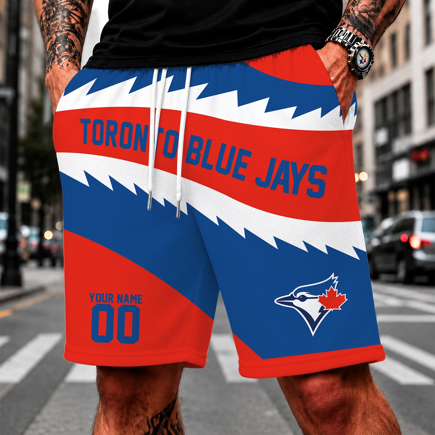 Limited Edition – Customized MLB Toronto Blue Jays Short Pants