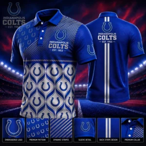 Limited Edition – Customized NFL Indianapolis Colts Polo Shirt