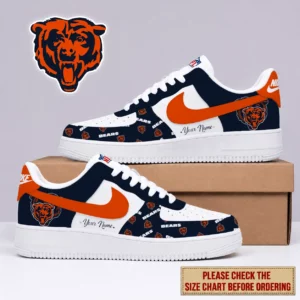 Limited Edition – Customized NFL Chicago Bears Af1 Shoes