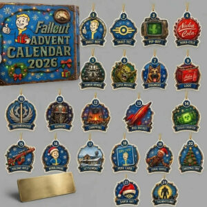 Fallout 2026 Advent Calendar Christmas Vault Boy Box Fallout Merch Gamer Gift For Him