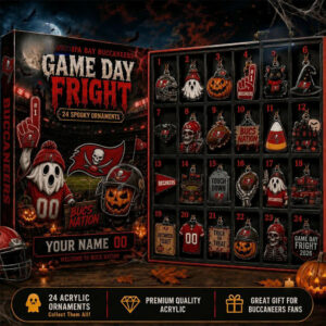Tampa Bay Buccaneers Halloween 2026 Advent Calendar Tampa Bay Buccaneers Football Decor Gift