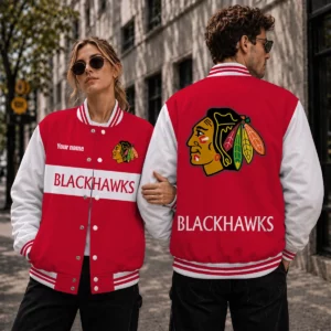 Limited Edition – Customized NHL Chicago Blackhawks Satin Varsity Jacket & Baseball Jacket