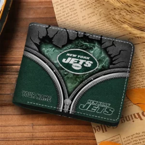Limited Edition – Customized NFL New York Jets Leather Wallet