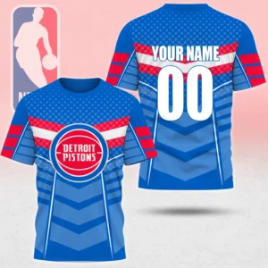 Limited Edition – Customized NBA Detroit Pistons Unisex T-Shirt