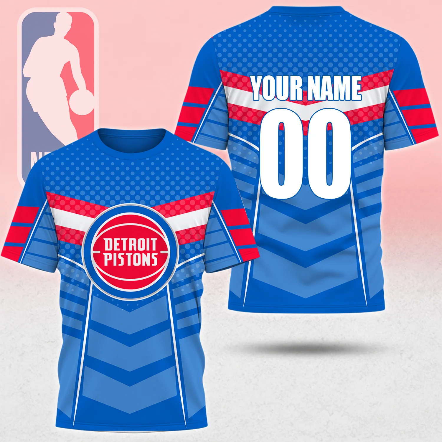 Limited Edition – Customized NBA Detroit Pistons Unisex T-Shirt