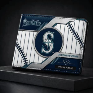 Limited Edition – Customized MLB Seattle Mariners Leather Wallet