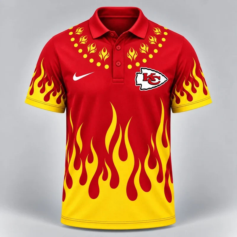 Limited Edition – Customized NFL Kansas City Chiefs Polo Shirt
