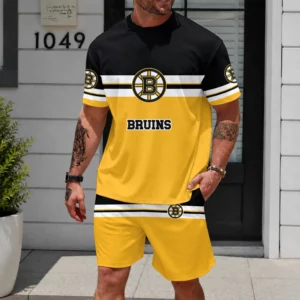 Limited Edition – Customized NHL Boston Bruins Unisex T-Shirt & Shorts Set