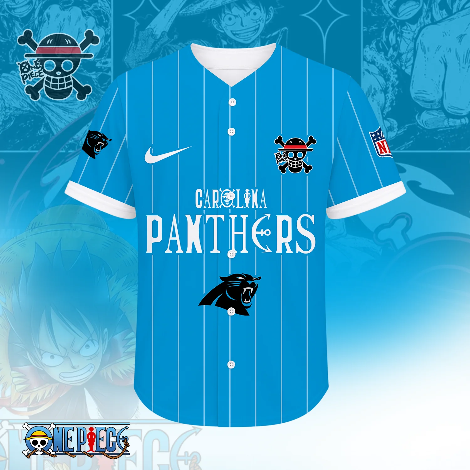 Limited Edition – Customized NFL Carolina Panthers Baseball Jersey