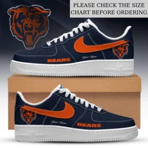 Limited Edition – Customized NFL Chicago Bears Af1 Shoes