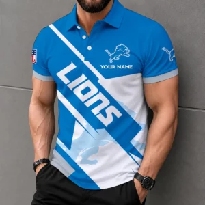 Limited Edition – Customized NFL Detroit Lions Polo Shirt