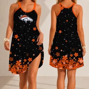 Limited Edition – Customized NFL Denver Broncos Camisole Dress